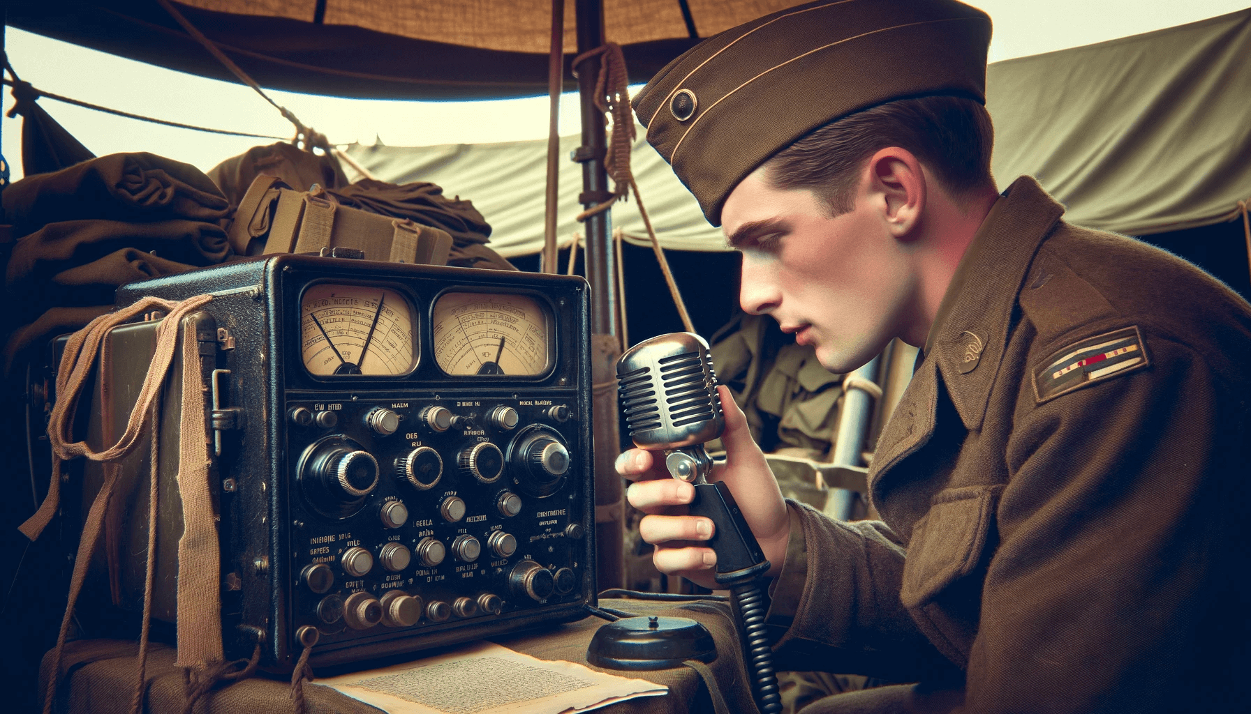 military radio operator 1941